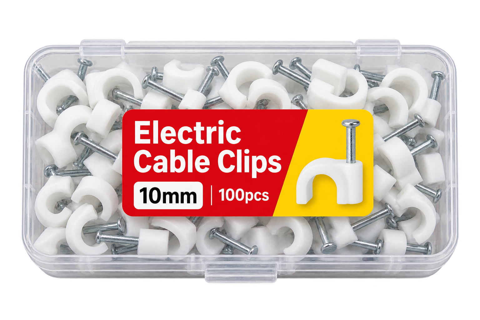 Electric Cable Clip 10mm - Box