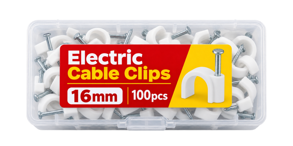Electric Cable Clip 16mm - Box