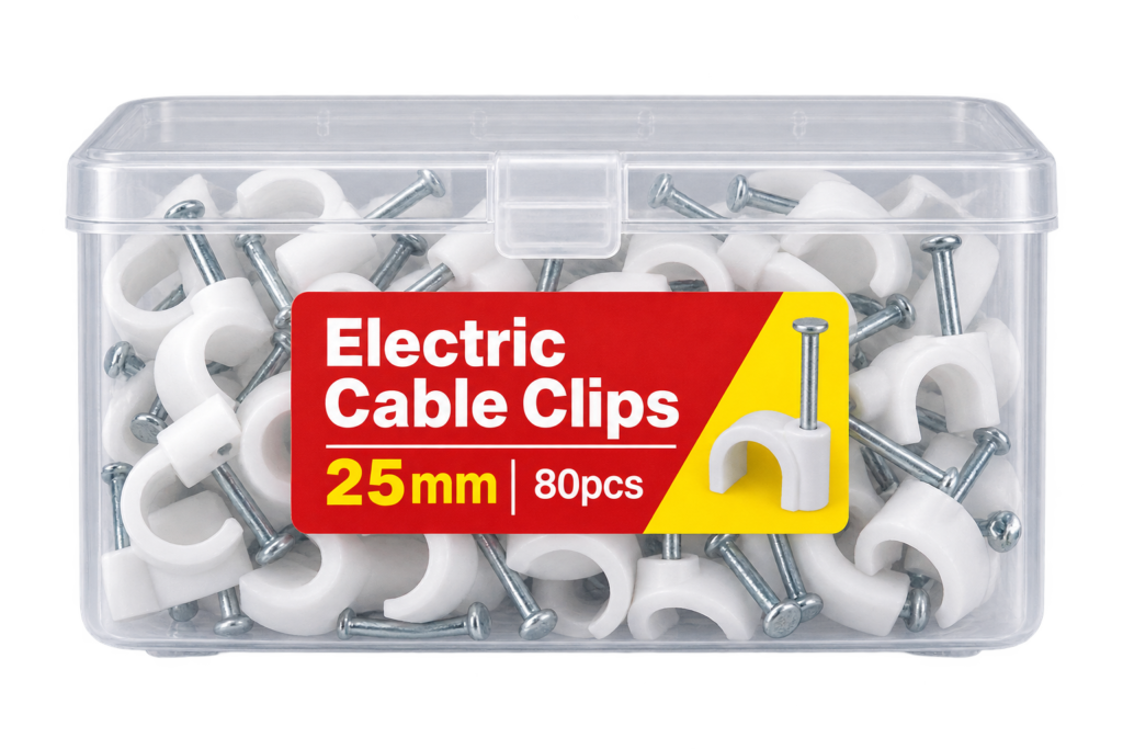 Electric Cable Clip 25mm - Box