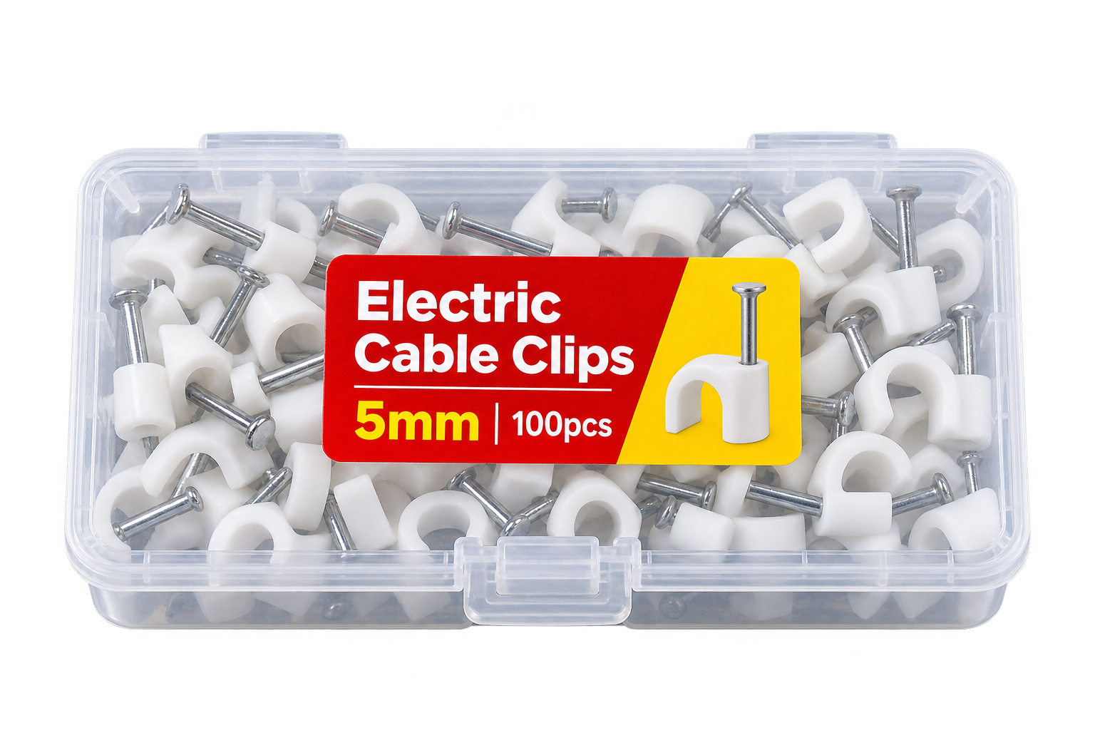 Electric Cable Clip 5mm - Box