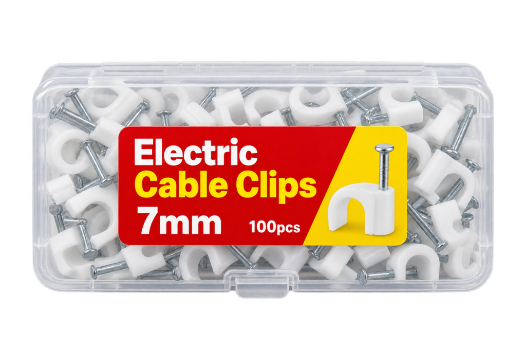Electric Cable Clip 7mm - Box