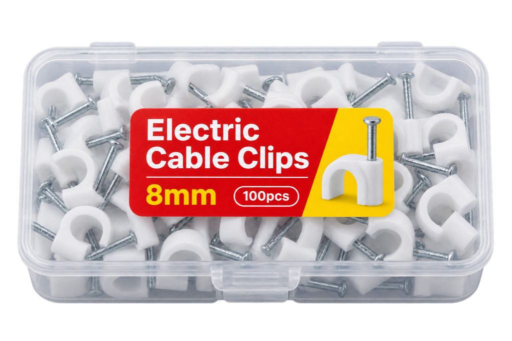 Electric Cable Clip 8mm - Box
