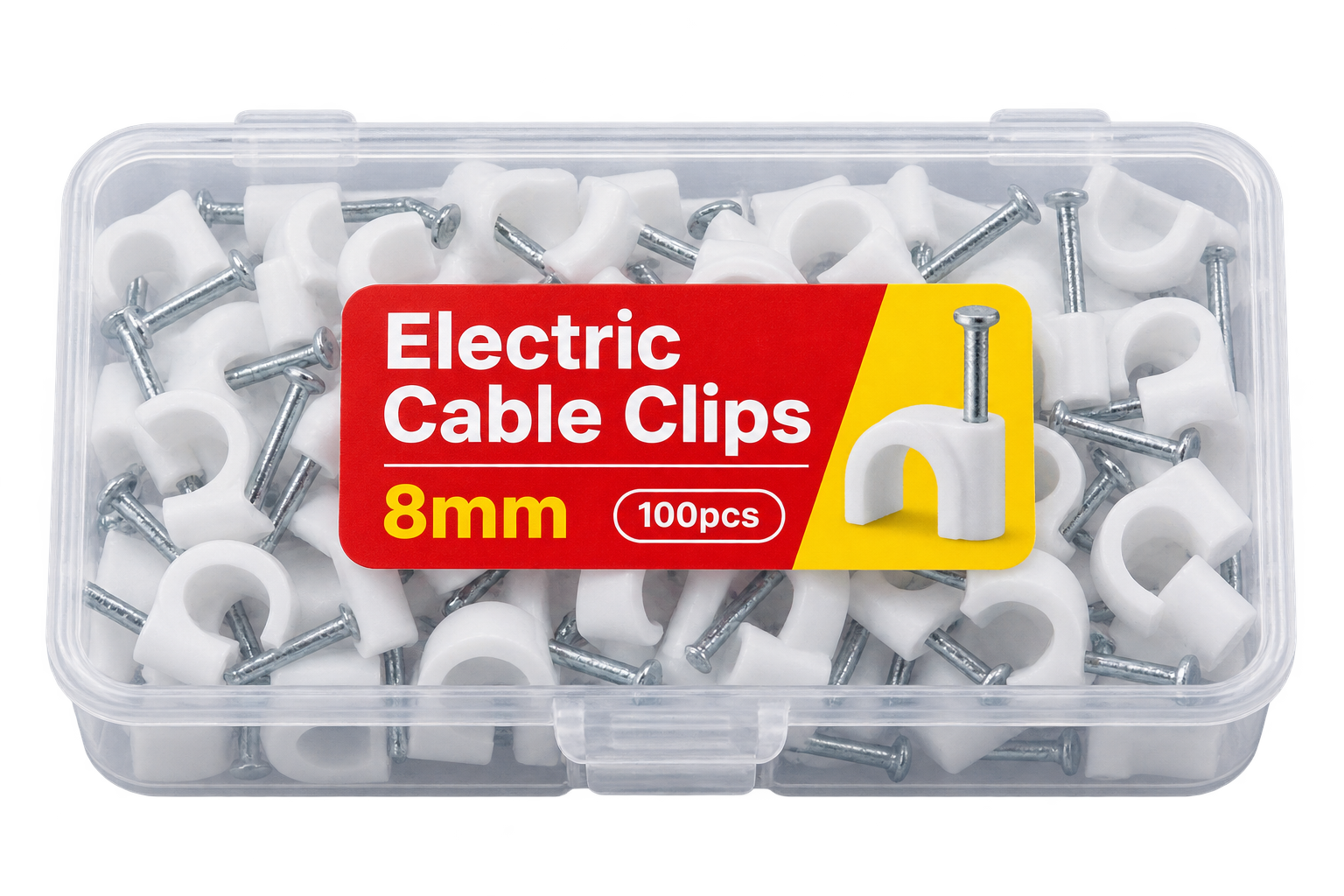 Electric Cable Clip 8mm - Box