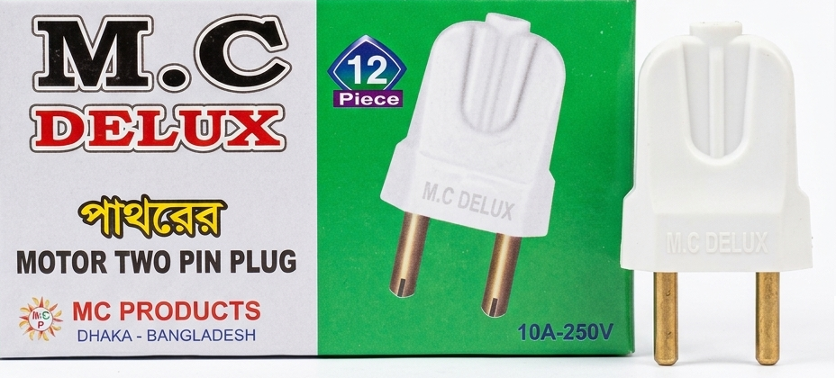 M.C Delux Motor Two Pin Plug