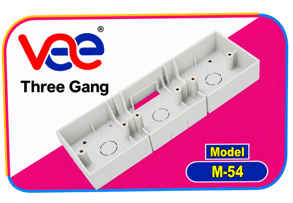 VEE Three Gang Box