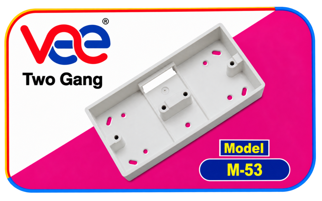 VEE Two Gang Box